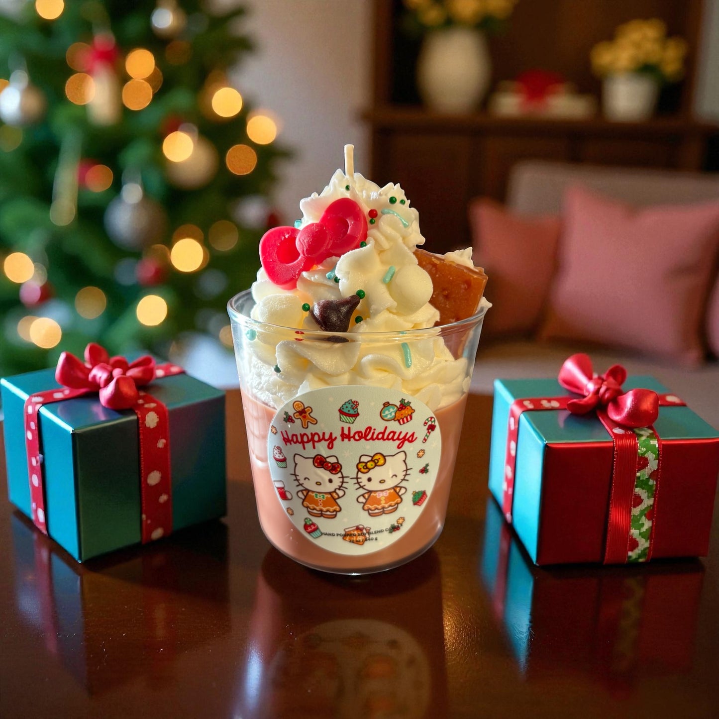 Hello Hot Cocoa Candle