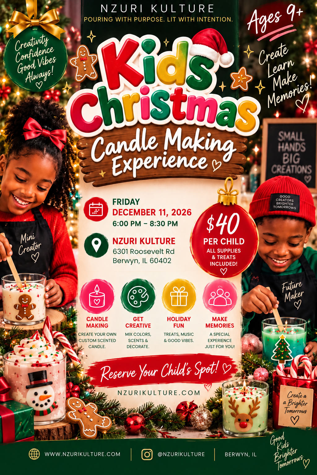 Kids Christmas Candle Experience