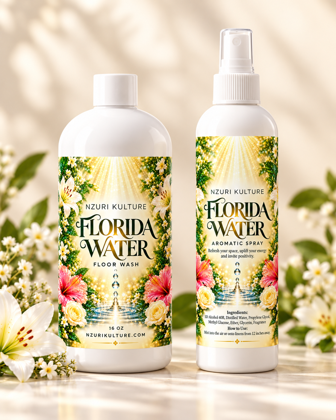 Florida Water Floor Wash & Aromatic Spray Bundle (pre-order)