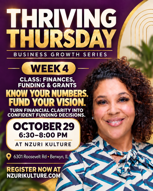 Thriving Thursdays - Know Your Numbers. Fund Your Vision.